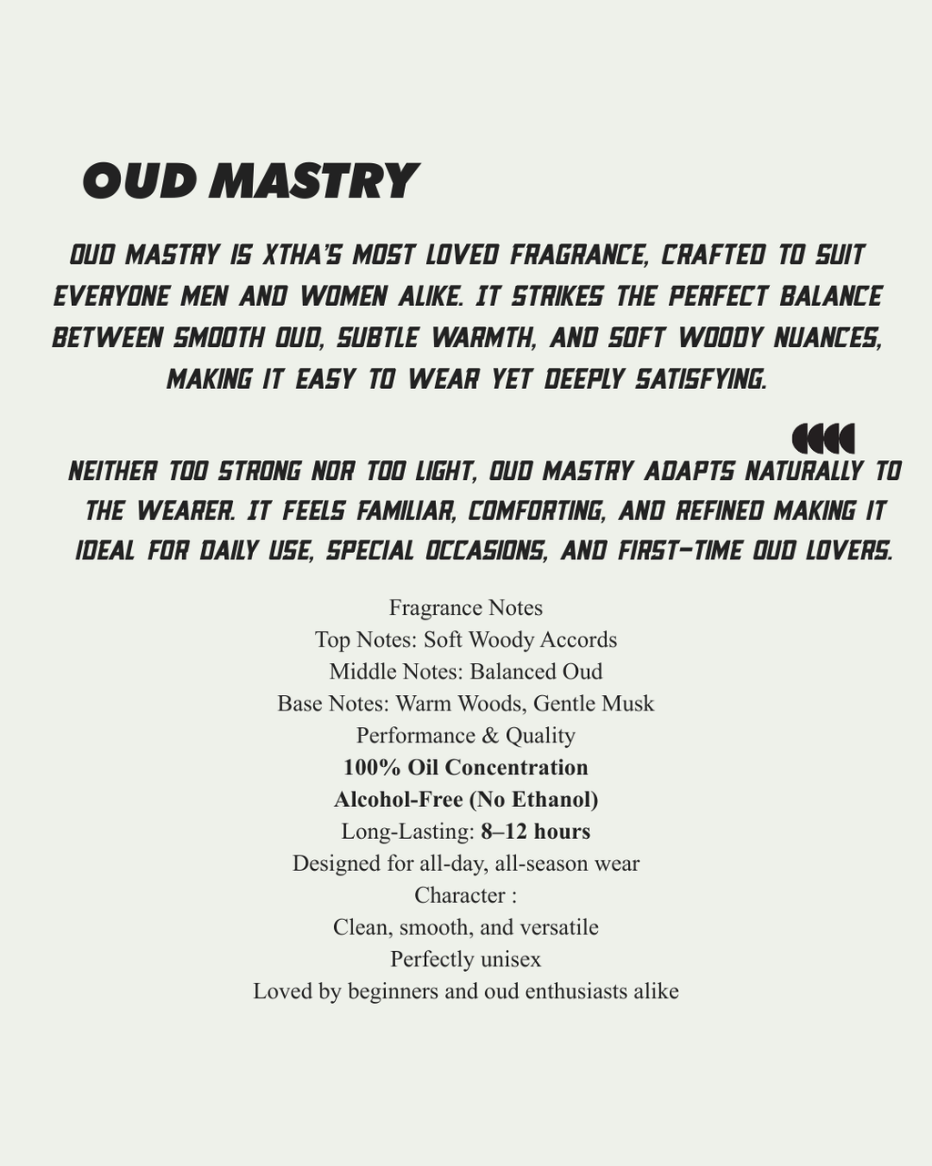 OUD MASTRY