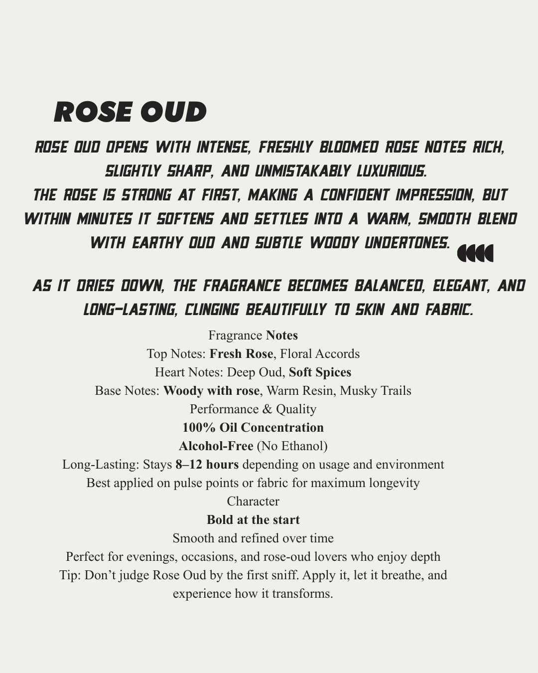 Rose oud